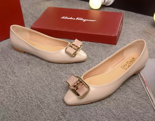 Ferragamo Shallow mouth flat shoes Women--047